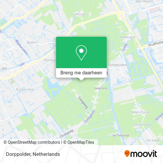 Dorppolder kaart