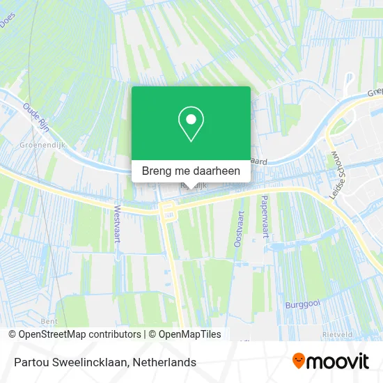 Partou Sweelincklaan kaart