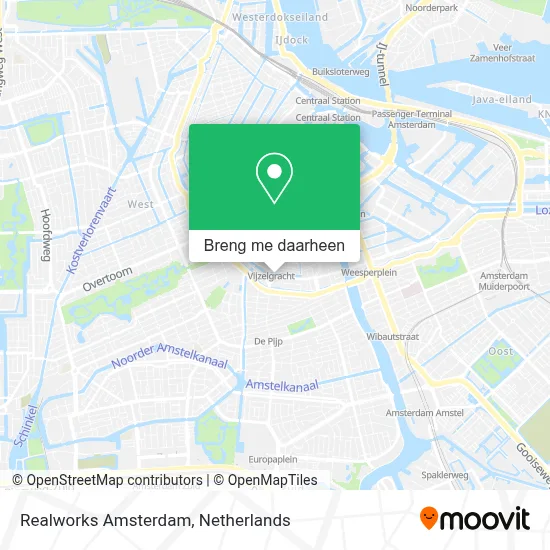 Realworks Amsterdam kaart