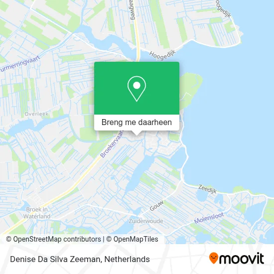 Denise Da Silva Zeeman kaart