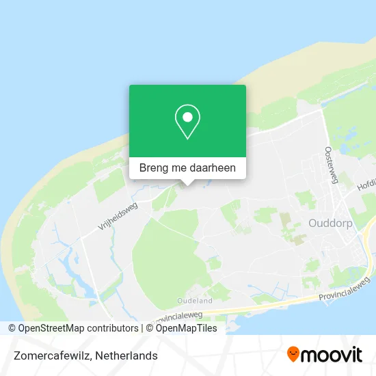 Zomercafewilz kaart