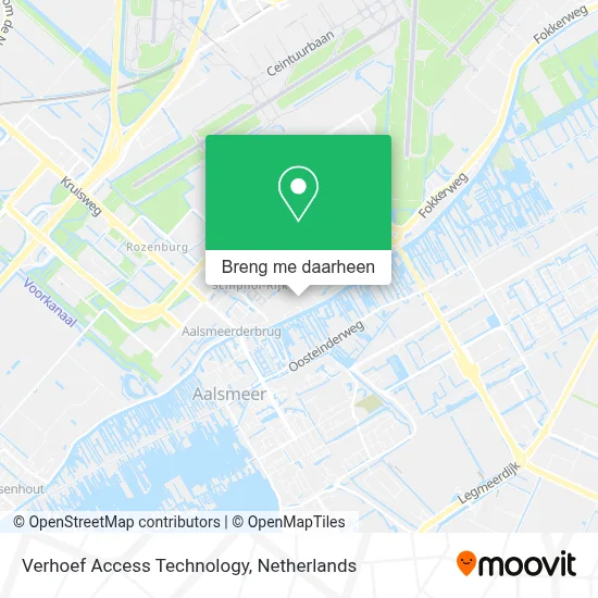 Verhoef Access Technology kaart