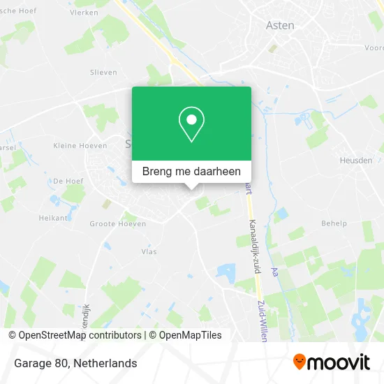Garage 80 kaart