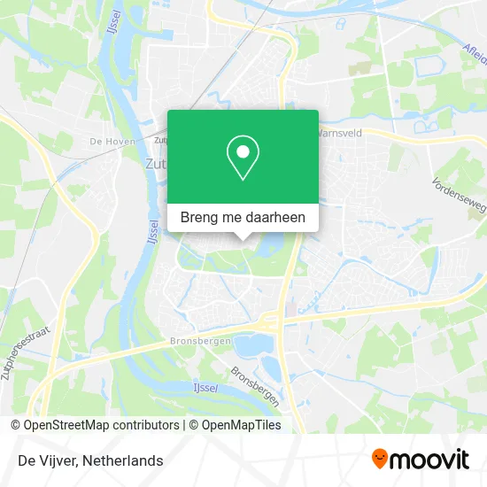 De Vijver kaart