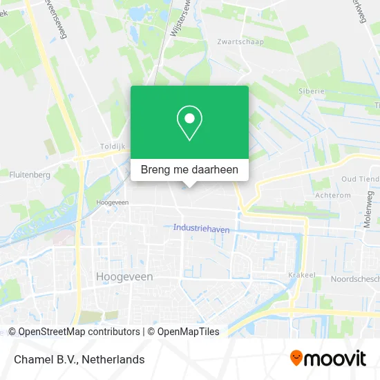 Chamel B.V. kaart