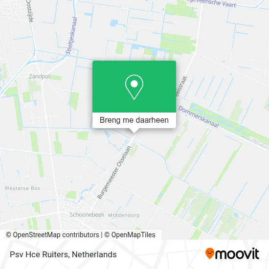 Psv Hce Ruiters kaart