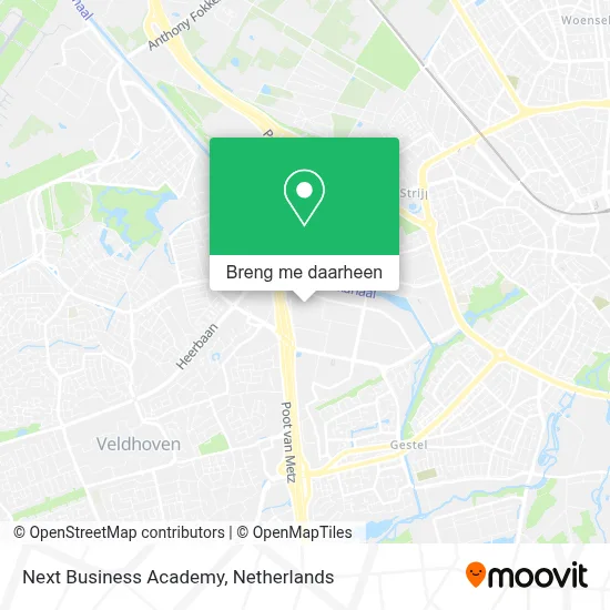 Next Business Academy kaart