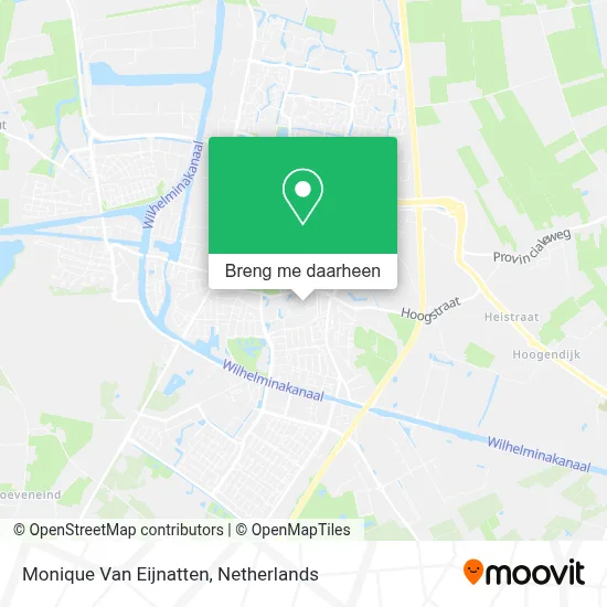 Monique Van Eijnatten kaart