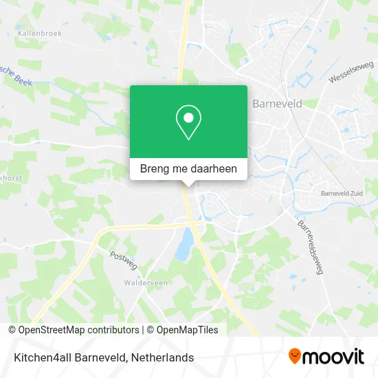 Kitchen4all Barneveld kaart