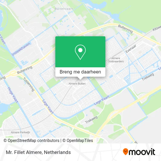 Mr. Fillet Almere kaart