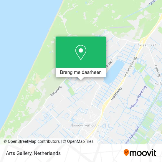 Arts Gallery kaart