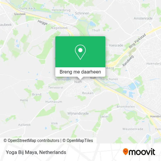 Yoga Bij Maya kaart