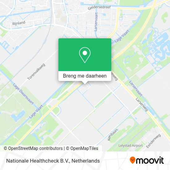 Nationale Healthcheck B.V. kaart