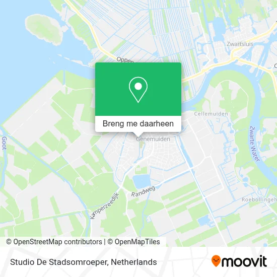 Studio De Stadsomroeper kaart