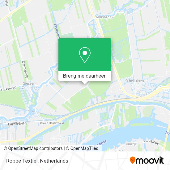 Robbe Textiel kaart