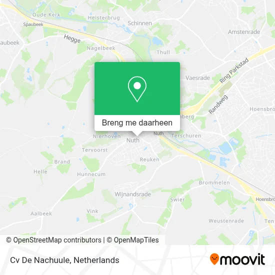 Cv De Nachuule kaart