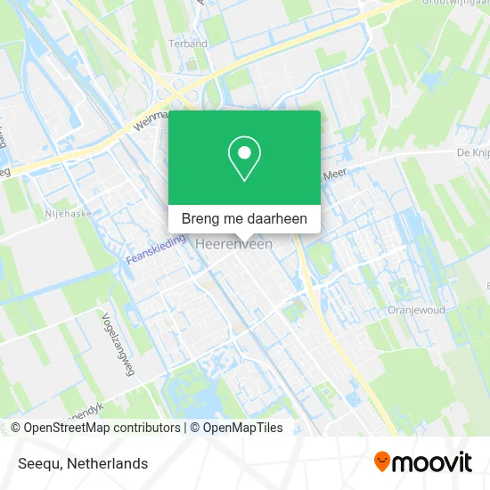 Seequ kaart