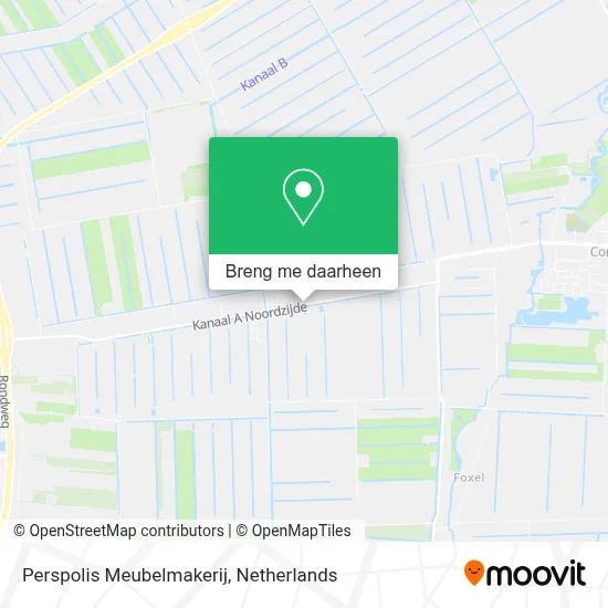 Perspolis Meubelmakerij kaart