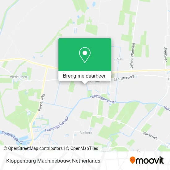 Kloppenburg Machinebouw kaart