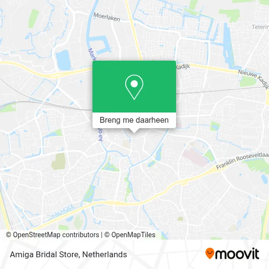 Amiga Bridal Store kaart