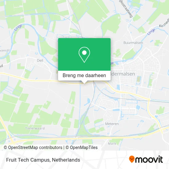 Fruit Tech Campus kaart