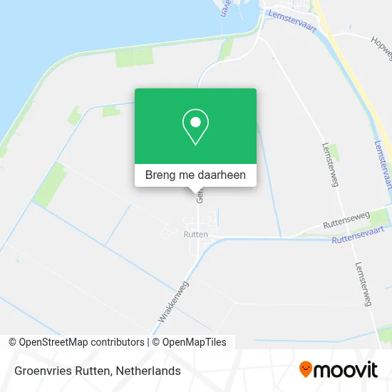 Groenvries Rutten kaart