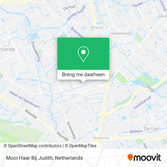 Mooi Haar Bij Judith kaart