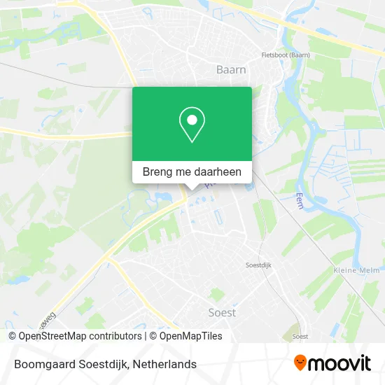 Boomgaard Soestdijk kaart