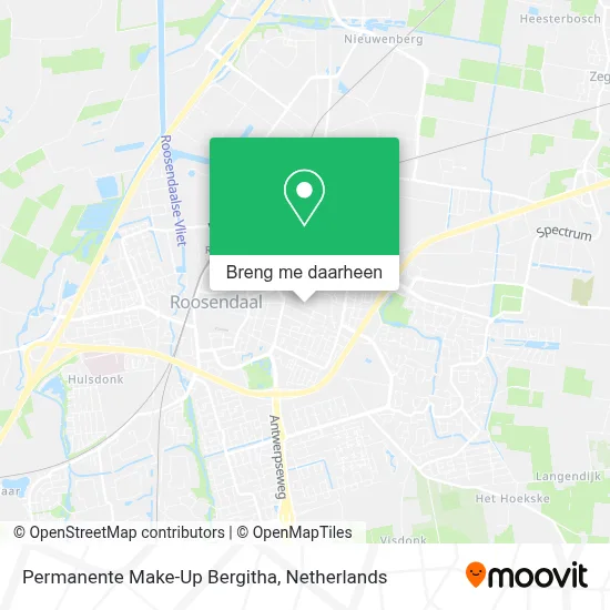 Permanente Make-Up Bergitha kaart