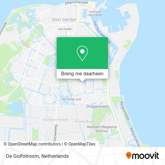 De Golfstroom kaart