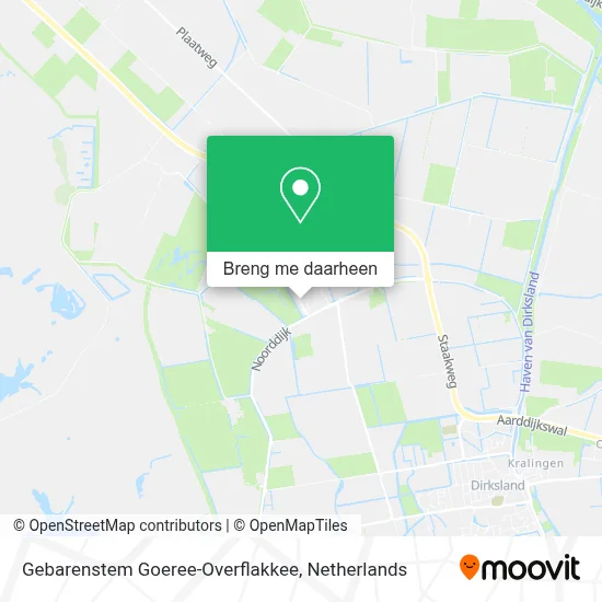 Gebarenstem Goeree-Overflakkee kaart