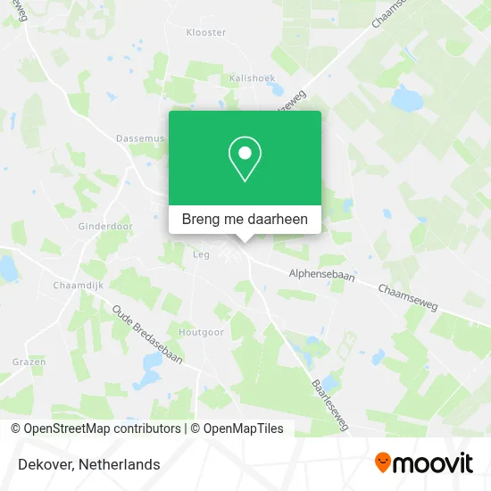 Dekover kaart