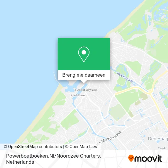 Powerboatboeken.Nl / Noordzee Charters kaart