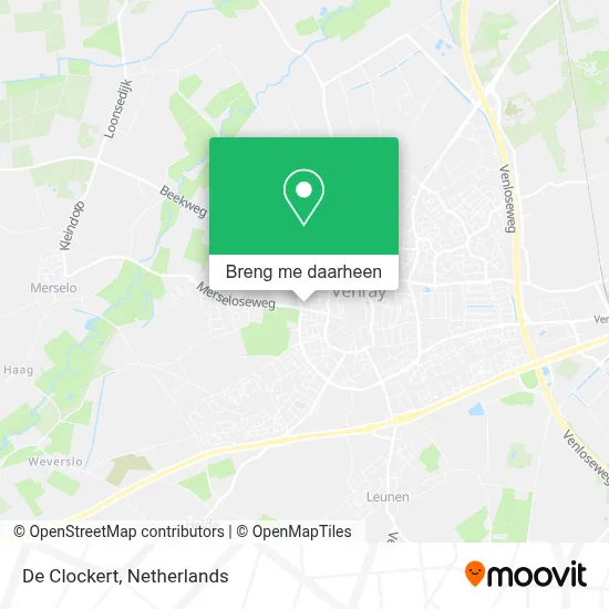 De Clockert kaart