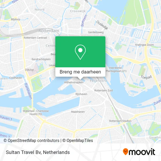 Sultan Travel Bv kaart