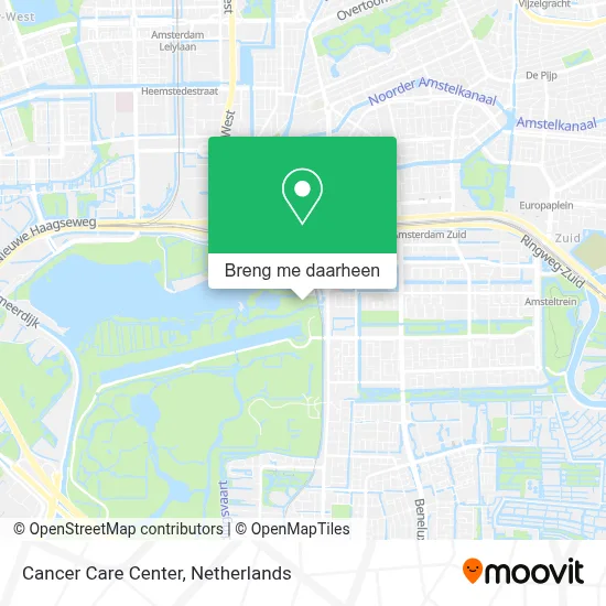 Cancer Care Center kaart