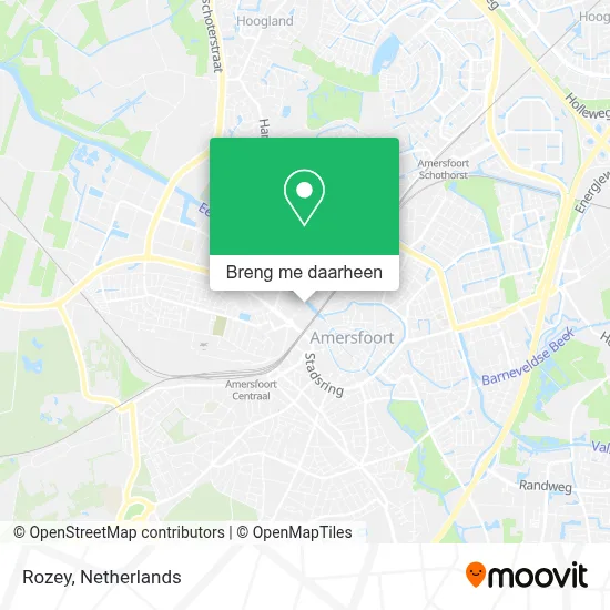 Rozey kaart