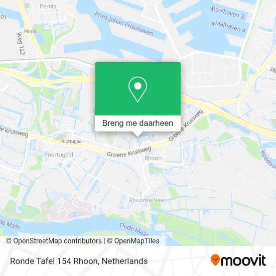 Ronde Tafel 154 Rhoon kaart