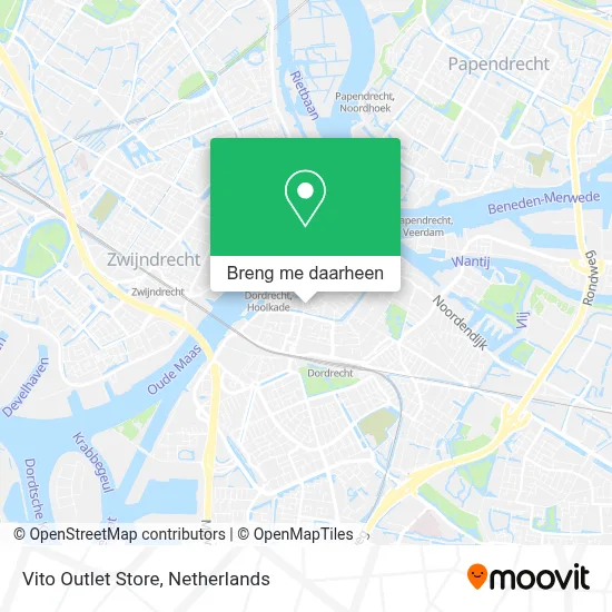 Vito Outlet Store kaart