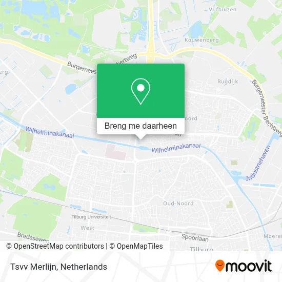Tsvv Merlijn kaart
