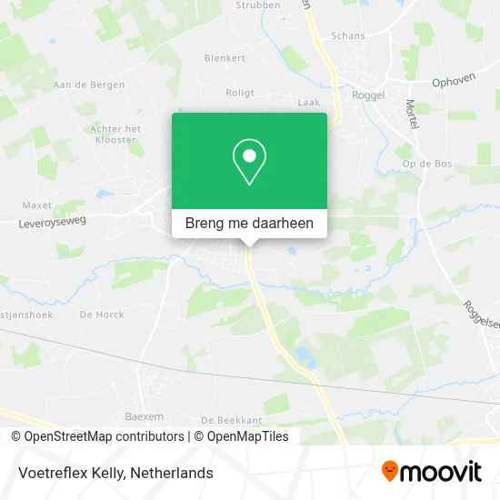 Voetreflex Kelly kaart