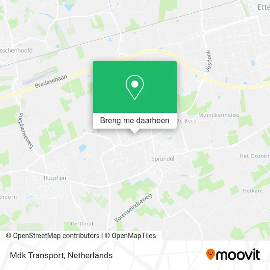 Mdk Transport kaart