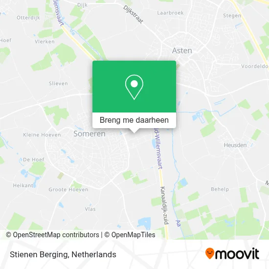 Stienen Berging kaart