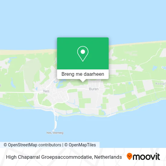 High Chaparral Groepsaccommodatie kaart