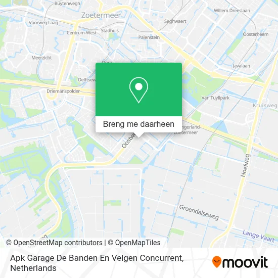 Apk Garage De Banden En Velgen Concurrent kaart
