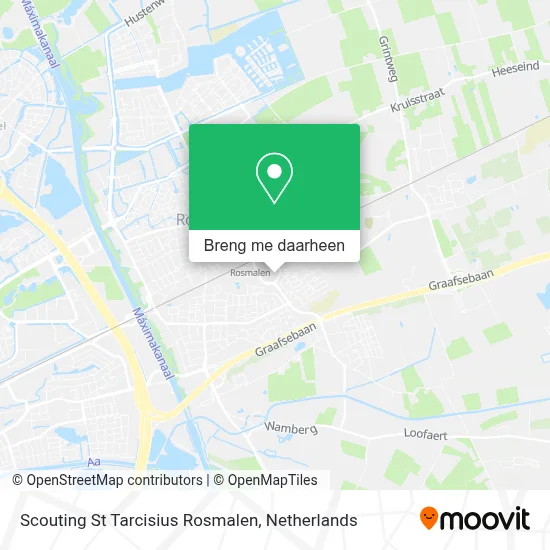 Scouting St Tarcisius Rosmalen kaart