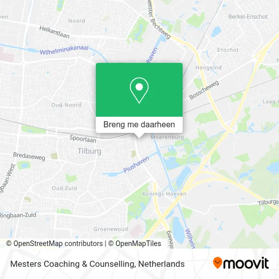 Mesters Coaching & Counselling kaart