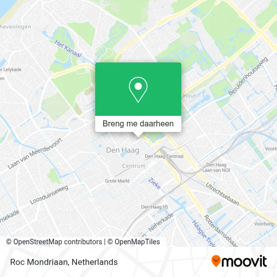 Roc Mondriaan kaart