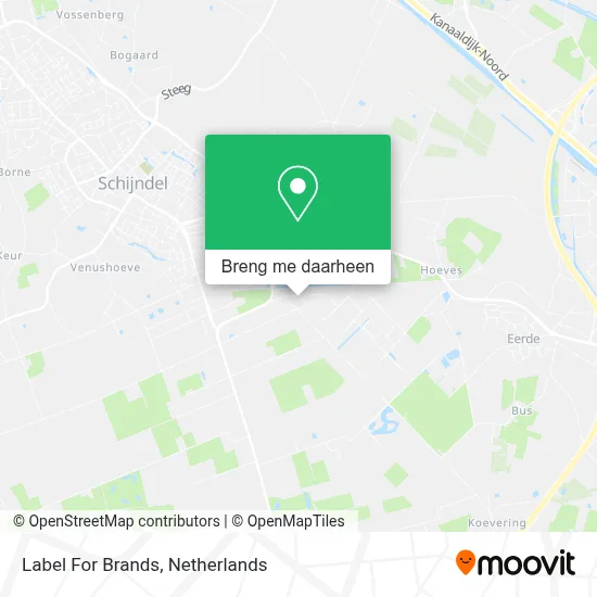 Label For Brands kaart