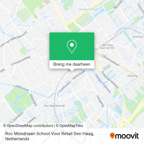 Roc Mondriaan School Voor Retail Den Haag kaart